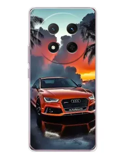 Чехол для Huawei Honor X9c с картинкой «Audi — закат»