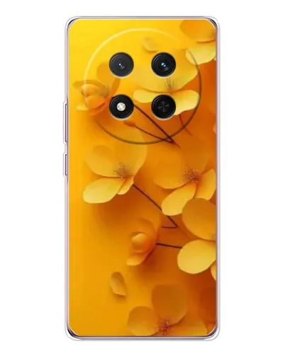 Чехол для Huawei Honor X9c с картинкой «Золотые лепестки»