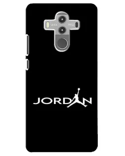 Чехол для Huawei Mate 10 Pro с картинкой «Jordan White Logo»