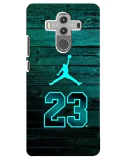 Чехол для Huawei Mate 10 Pro с картинкой «Jordan Cyan 23»
