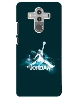 Чехол для Huawei Mate 10 Pro с картинкой «Jordan Blue Fire»