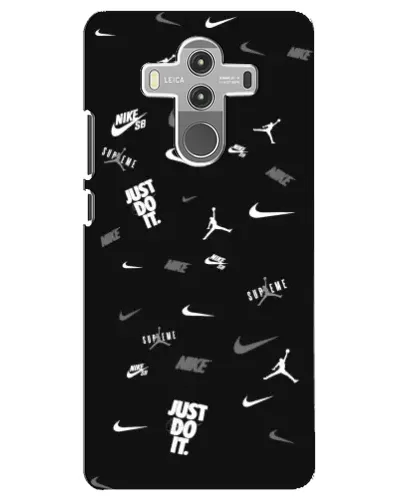 Чехол для Huawei Mate 10 Pro с картинкой «Nike Black Pattern»