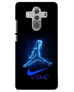 Чехол для Huawei Mate 10 Pro с картинкой «Jordan Neon Blue»