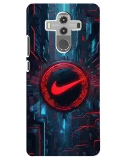 Чехол для Huawei Mate 10 Pro с картинкой «Техногенный стиль Nike»