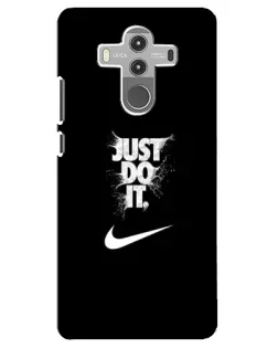 Чехол для Huawei Mate 10 Pro с картинкой «Текстовый принт Nike»