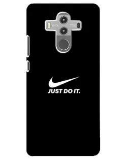 Чехол для Huawei Mate 10 Pro с картинкой «Минимализм от Nike»