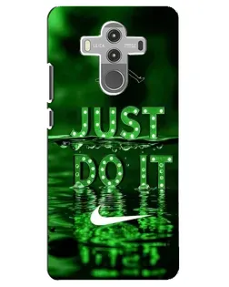 Чехол для Huawei Mate 10 Pro с картинкой «Зеленый неоновый Nike»