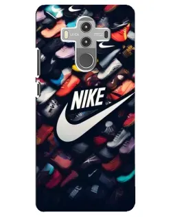 Чехол для Huawei Mate 10 Pro с картинкой «Коллекция кроссовок Nike»
