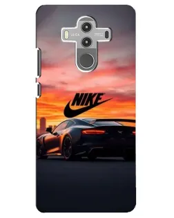 Чехол для Huawei Mate 10 Pro с картинкой «Nike и суперкар»