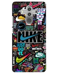 Чехол для Huawei Mate 10 Pro с картинкой «Яркий коллаж Nike»