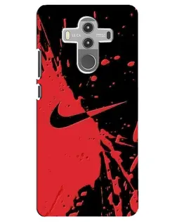 Чехол для Huawei Mate 10 Pro с картинкой «Красные брызги Nike»