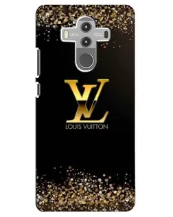 Чехол для Huawei Mate 10 Pro с картинкой «LV — золотые искры»