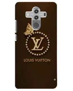 Чехол для Huawei Mate 10 Pro с картинкой «LV — золотая печать»