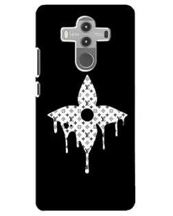 Чехол для Huawei Mate 10 Pro с картинкой «Цветочная монограмма»