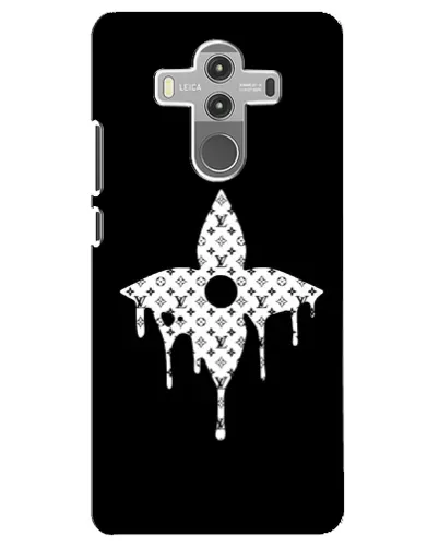 Чехол для Huawei Mate 10 Pro с картинкой «Цветочная монограмма»