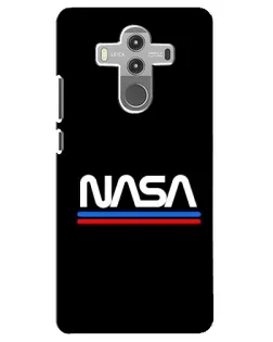 Чехол для Huawei Mate 10 Pro с картинкой «NASA — классика Red Blue»