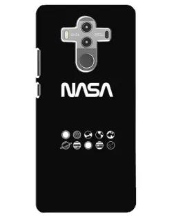 Чехол для Huawei Mate 10 Pro с картинкой «NASA — технический принт»