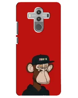 Чехол для Huawei Mate 10 Pro с картинкой «Bored Ape — красный фон»