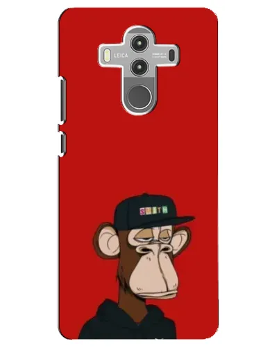 Чехол для Huawei Mate 10 Pro с картинкой «Bored Ape — красный фон»
