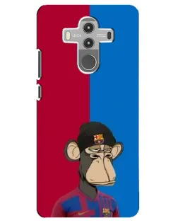 Чехол для Huawei Mate 10 Pro с картинкой «Bored Ape — фанат Барсы» Чехол для Huawei Mate 10 Pro с картинкой «Bored Ape — фанат Барсы»