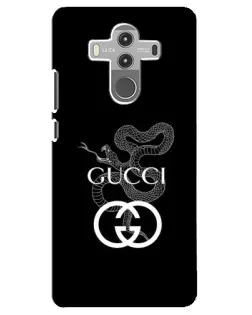 Чехол для Huawei Mate 10 Pro с картинкой «Gucci — серебряная змея» Чехол для Huawei Mate 10 Pro с картинкой «Gucci — серебряная змея»