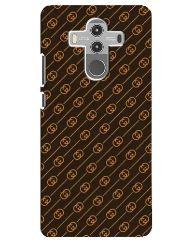 Чехол для Huawei Mate 10 Pro с картинкой «Gucci — золотые диагонали»