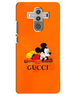 Чехол для Huawei Mate 10 Pro с картинкой «Микки Маус Gucci — оранж» Чехол для Huawei Mate 10 Pro с картинкой «Микки Маус Gucci — оранж»