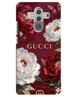 Чехол для Huawei Mate 10 Pro с картинкой «Gucci — бордовые розы» Чехол для Huawei Mate 10 Pro с картинкой «Gucci — бордовые розы»