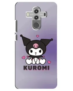 Чехол для Huawei Mate 10 Pro с картинкой «Kuromi — фиолетовый арт»
