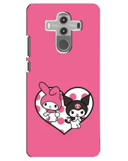 Чехол для Huawei Mate 10 Pro с картинкой «Kuromi и My Melody»
