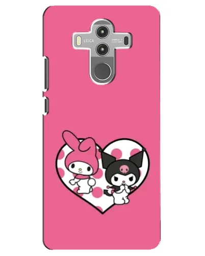 Чехол для Huawei Mate 10 Pro с картинкой «Kuromi и My Melody»