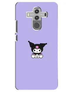 Чехол для Huawei Mate 10 Pro с картинкой «Kuromi — фиолетовый минимализм»