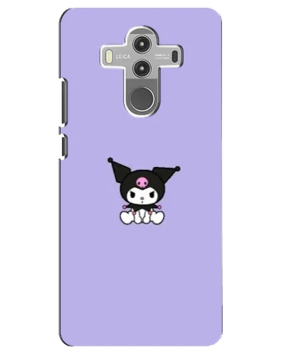 Чехол для Huawei Mate 10 Pro с картинкой «Kuromi — фиолетовый минимализм»