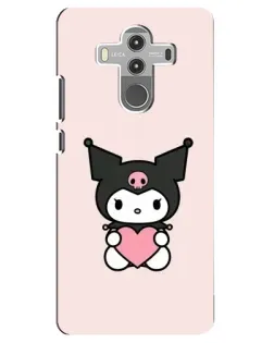 Чехол для Huawei Mate 10 Pro с картинкой «Kuromi и сердце»