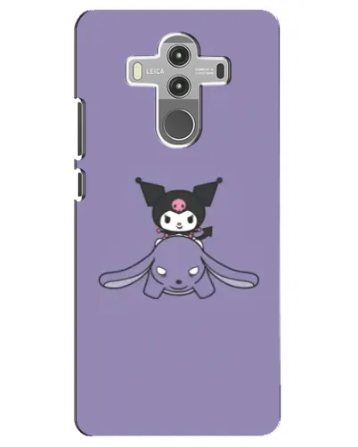 Чехол для Huawei Mate 10 Pro с картинкой «Kuromi на лиловом фоне»