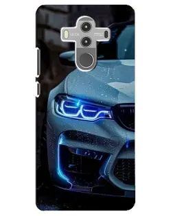Чехол для Huawei Mate 10 Pro с картинкой «Взгляд BMW с синими фарами» Чехол для Huawei Mate 10 Pro с картинкой «Взгляд BMW с синими фарами»