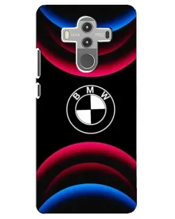 Чехол для Huawei Mate 10 Pro с картинкой «Логотип BMW и неоновые дуги» Чехол для Huawei Mate 10 Pro с картинкой «Логотип BMW и неоновые дуги»