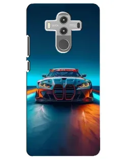 Чехол для Huawei Mate 10 Pro с картинкой «BMW — огни неона» Чехол для Huawei Mate 10 Pro с картинкой «BMW — огни неона»