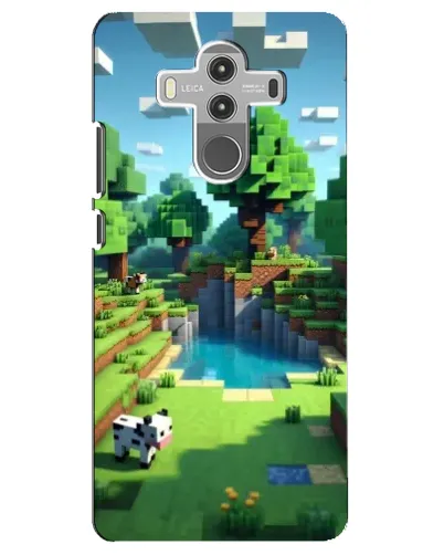 Чехол для Huawei Mate 10 Pro с картинкой «Minecraft летний день»