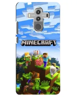 Чехол для Huawei Mate 10 Pro с картинкой «Minecraft классический мир»