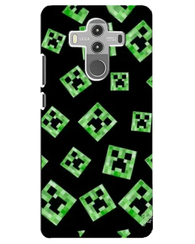 Чехол для Huawei Mate 10 Pro с картинкой «Паттерн с криперами»