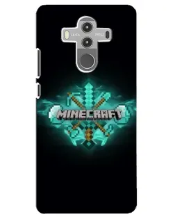 Чехол для Huawei Mate 10 Pro с картинкой «Minecraft Diamond лого»
