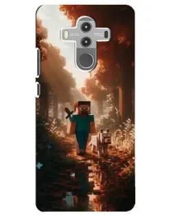 Чехол для Huawei Mate 10 Pro с картинкой «Стив в лесу»