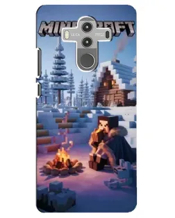 Чехол для Huawei Mate 10 Pro с картинкой «Зимний Minecraft»