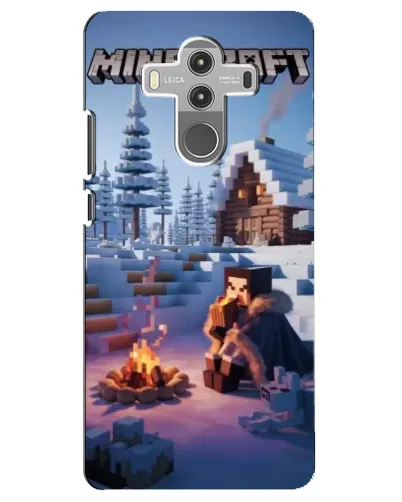 Чехол для Huawei Mate 10 Pro с картинкой «Зимний Minecraft»