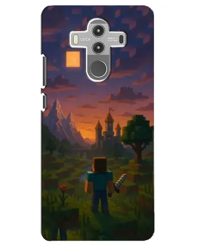 Чехол для Huawei Mate 10 Pro с картинкой «Стив у башни»