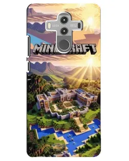 Чехол для Huawei Mate 10 Pro с картинкой «Minecraft панорама»