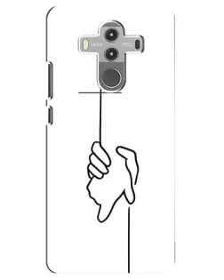 Чехол для Huawei Mate 10 Pro с картинкой «Рука держит»