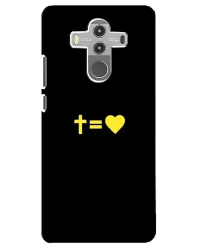 Чехол для Huawei Mate 10 Pro с картинкой «Сердце и Крест» Чехол для Huawei Mate 10 Pro с картинкой «Сердце и Крест»