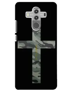Чехол для Huawei Mate 10 Pro с картинкой «Милитари Крест»